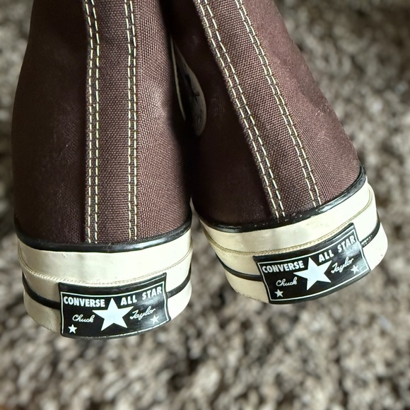 CONVERSE All Star Brown High-Top Sneakers Size 8 Men 10 Women - Picture 4 of 9